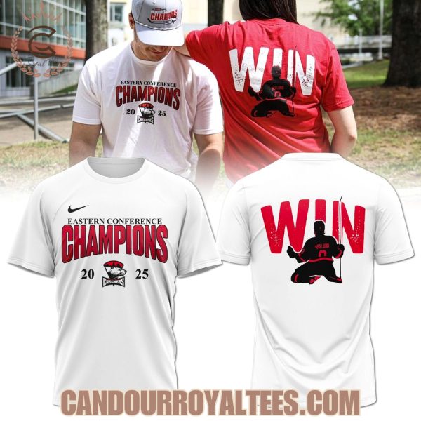 Charlotte Checkers 2025 Eastern Conference Champions White Tshirt, Hoodie