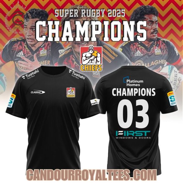 Chiefs Champions Super Rugby League 2025 Season Tshirt, Hoodie