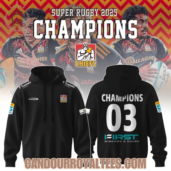 Chiefs Champions Super Rugby League 2025 Season Tshirt, Hoodie