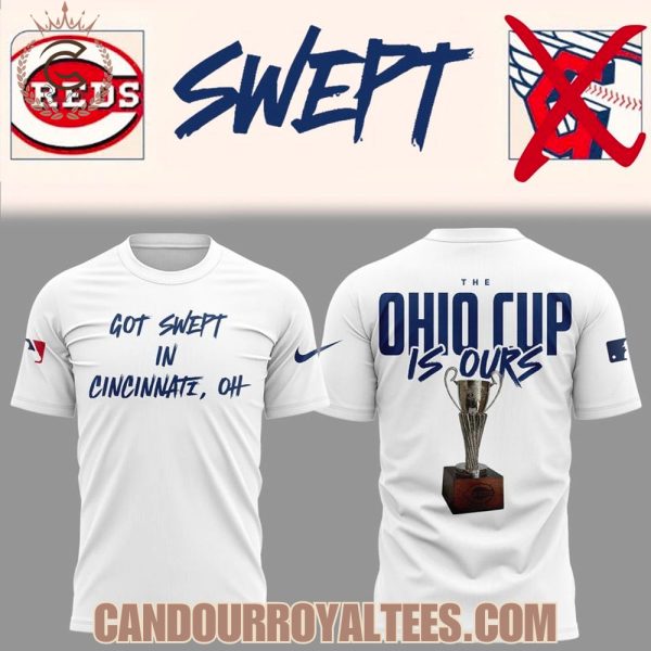Cincinnati Reds Got Swept In Cincinnati, OH White Tshirt, Hoodie, Cap