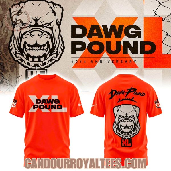 CL Dawg Pound XL 40th Anniversary Tshirt, Hoodie