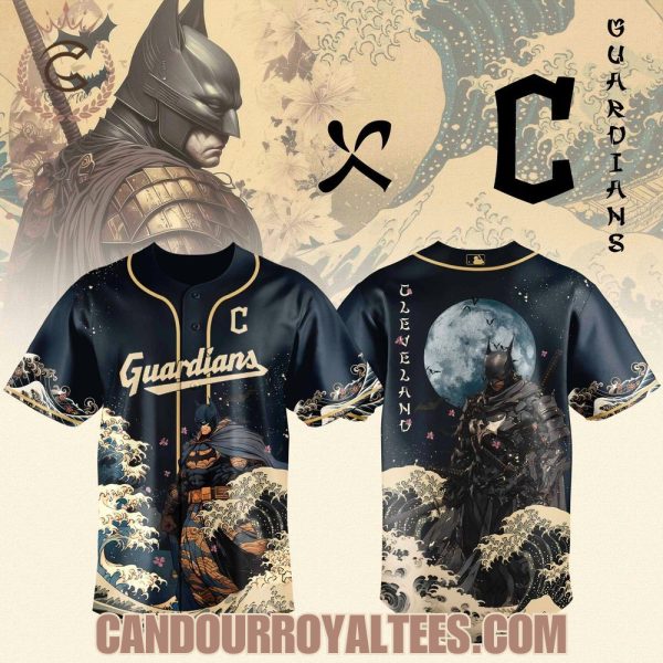 Cleveland Guardians x Batman Night Limited Edition Jersey 2025
