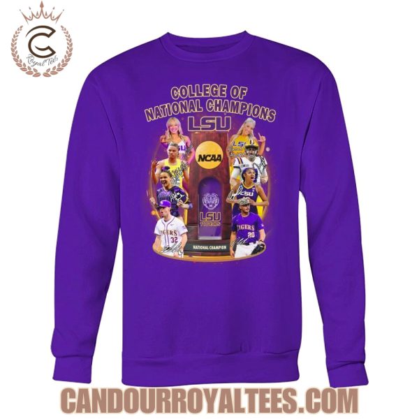 College Of National Champions LSU Tigers T-Shirt