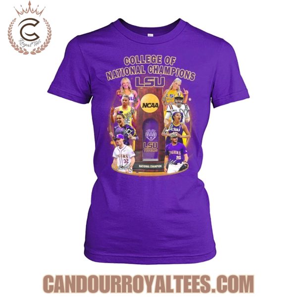 College Of National Champions LSU Tigers T-Shirt
