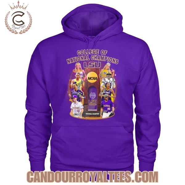 College Of National Champions LSU Tigers T-Shirt