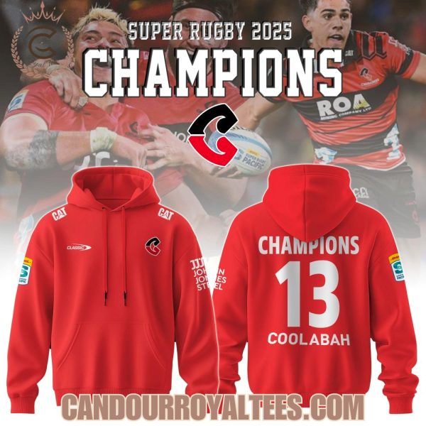Crusaders Champions Super Rugby League 2025 Season Tshirt, Hoodie
