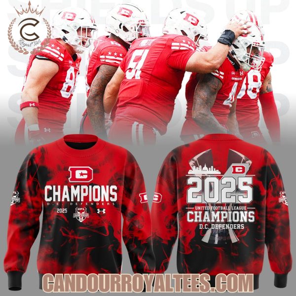 D.C. Defenders UFL Champions 2025 Tshirt, Hoodie