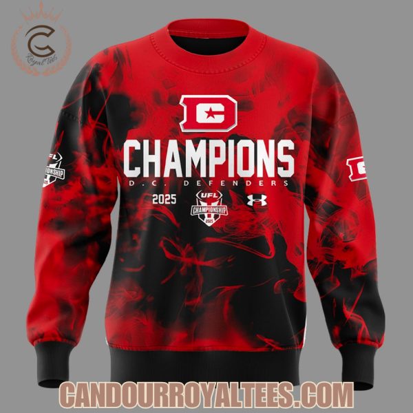 D.C. Defenders UFL Champions 2025 Tshirt, Hoodie