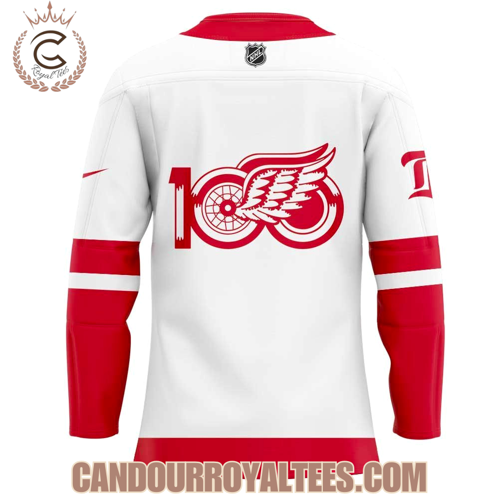 Detroit Red Wings Centennial Uniform Jersey Detroit Red Wings Centennial Uniform Jersey