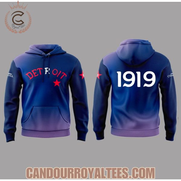 Detroit Stars Black in Baseball 1919 Hoodie