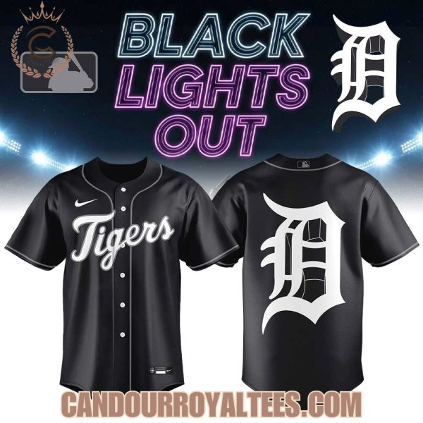 Detroit Tigers Black Lights Out Limited Edition Jersey