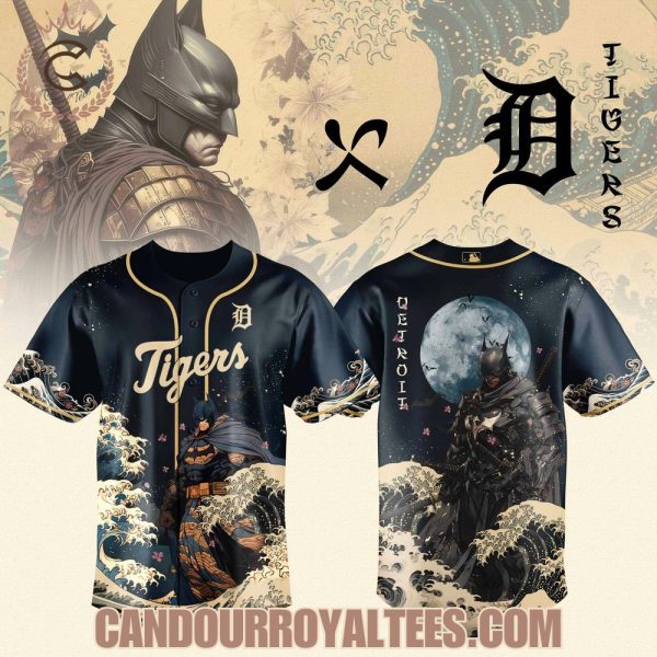 Detroit Tigers x Batman Night Limited Edition Jersey 2025