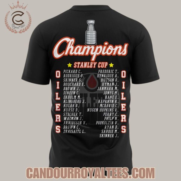 Edmonton Oilers Champion NHL Stanley Cup 2025 Tshirt, Hoodie