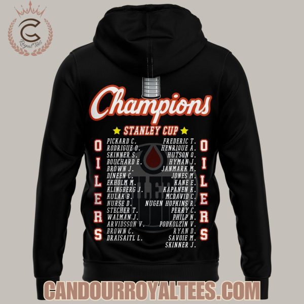 Edmonton Oilers Champion NHL Stanley Cup 2025 Tshirt, Hoodie