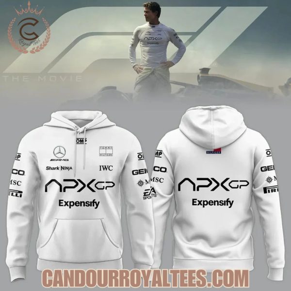 F1 The Movie 2025 APXGP Brad Pitt Long Sleeve Shirt