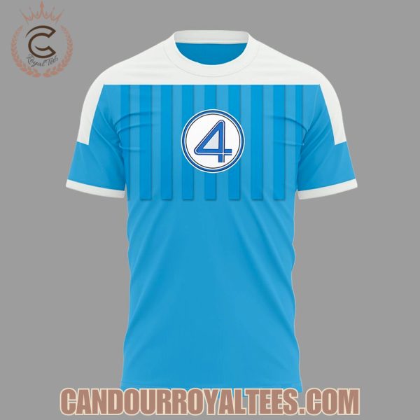 Fantastic Four Blue and White 2025 Tshirt, Hoodie