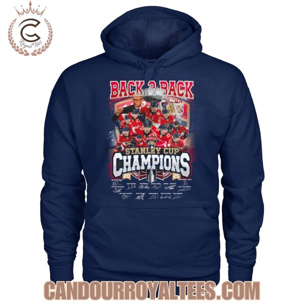 Florida Panthers Back 2 Back Stanley Cup Champions 2025 T-Shirt