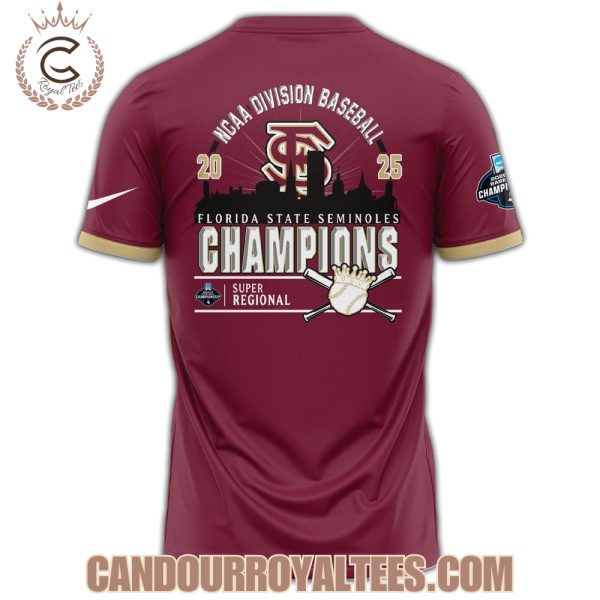 Florida State Seminoles 2025 Super Regionals Champions Tshirt, Hoodie, Cap