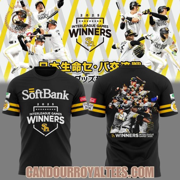 Fukuoka Hawks Baseball 2025 Interleague Games Winners Tshirt, Hoodie, Cap