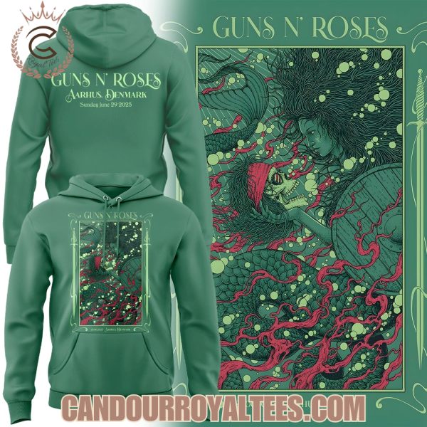 Guns N’ Roses World Tour to Aarhus 2025 Hoodie