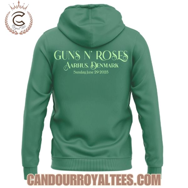 Guns N’ Roses World Tour to Aarhus 2025 Hoodie