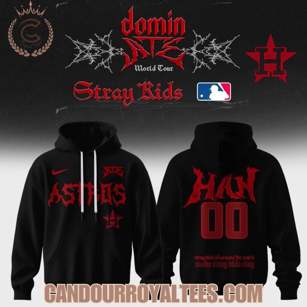 Houston Astros x Stray Kids Dominate World Tour 2025 Hoodie