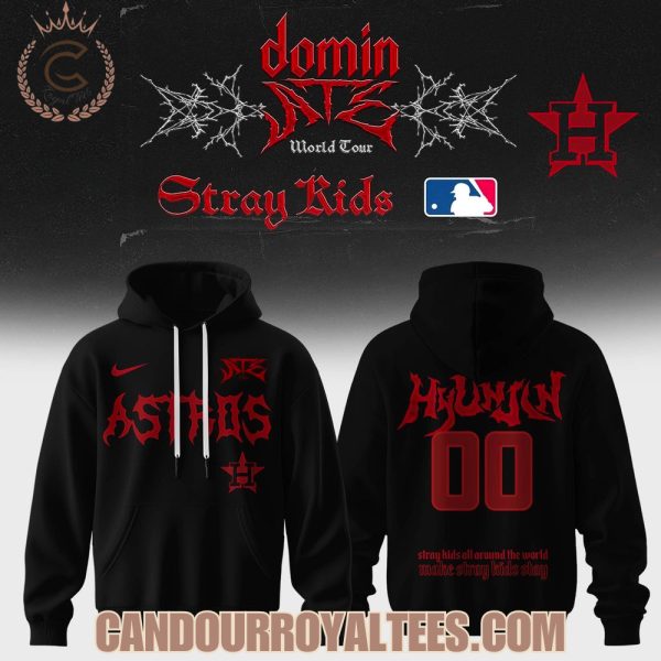 Houston Astros x Stray Kids Dominate World Tour 2025 Hoodie
