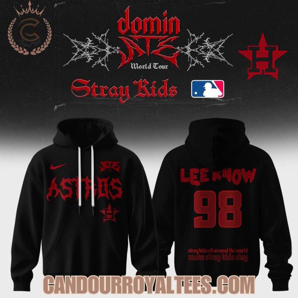Houston Astros x Stray Kids Dominate World Tour 2025 Hoodie