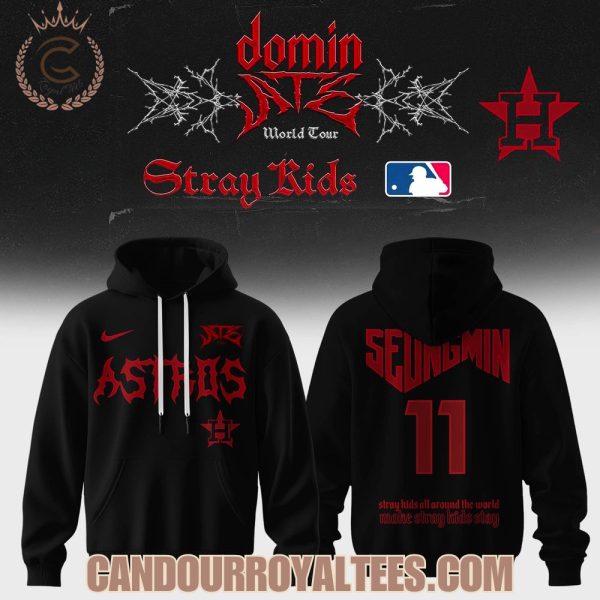 Houston Astros x Stray Kids Dominate World Tour 2025 Hoodie