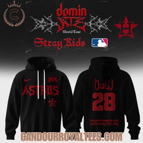 Houston Astros x Stray Kids Dominate World Tour 2025 Hoodie