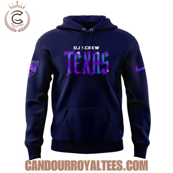 Houston Texans Honor All-Time DJ DJ Screw Blue Hoodie