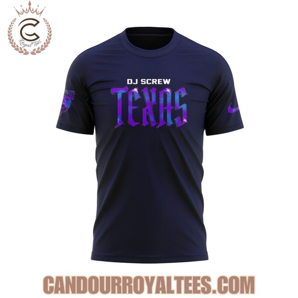 Houston Texans Honor All-Time DJ DJ Screw Blue Hoodie