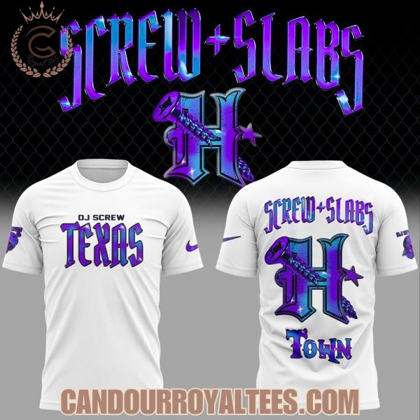 Houston Texans Honor All-Time DJ DJ Screw White Hoodie