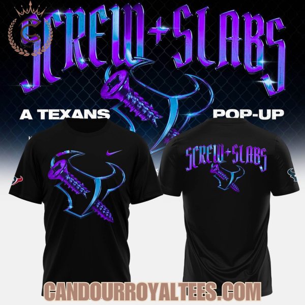 Houston Texans x Screw + Slabs 2025 Hoodie, Tshirt