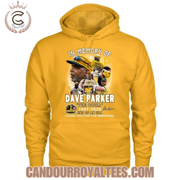 In Memory Of Dave Parker The Cobra 1951-2025 End Of An Era Thank You T-Shirt