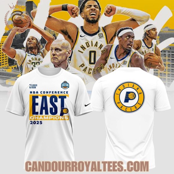Indiana Pacers NBA Conference East Champions 2025 Tshirt, Hoodie