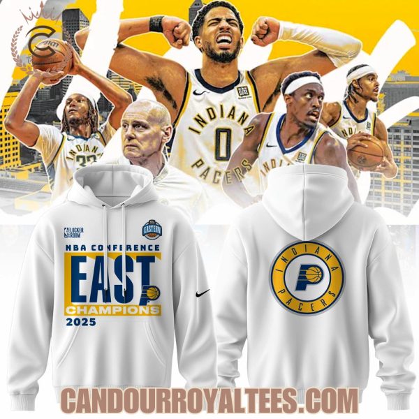 Indiana Pacers NBA Conference East Champions 2025 Tshirt, Hoodie