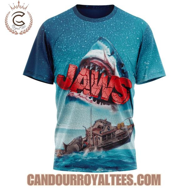 Jaws 50 Years 1975-2025 Thank You For The Memories Tshirt