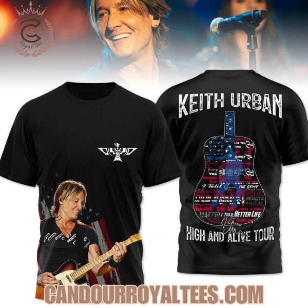 Keith Urban High And Alive Tour TShirt