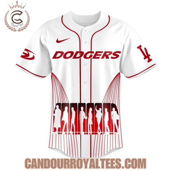 Los Angeles Dodgers ATEEZ World Tour Signature White Jersey
