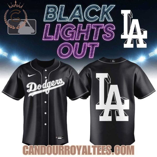 Los Angeles Dodgers Black Lights Out Limited Edition Jersey