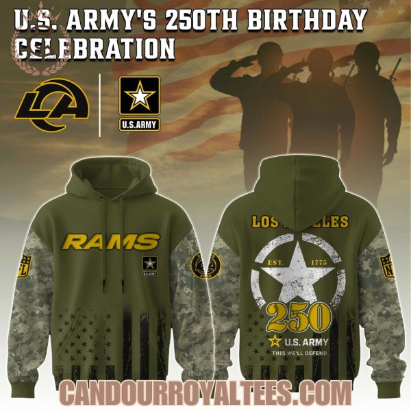Los Angeles Rams NFL x 250 U.S. ARMY Hoodie