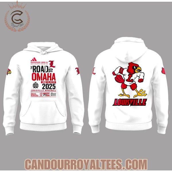 Louisville Baseball The Road To OMAHA 2025 Tshirt, Hoodie, Cap