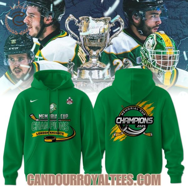 Memorial Cup Champions Champions 2025 London Knights Tshirt, Hoodie