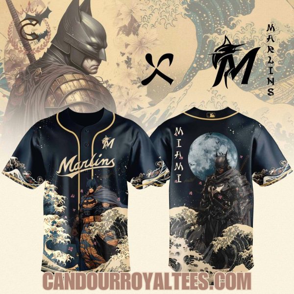 Miami Marlins x Batman Night Limited Edition Jersey 2025