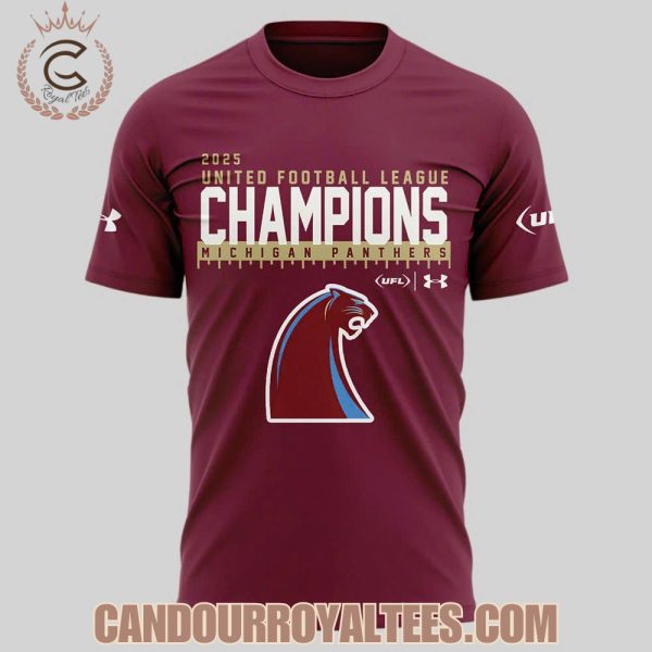 Michigan Panthers 2025 United Football League Champions Tshirt, Hoodie, Cap