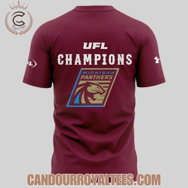 Michigan Panthers 2025 United Football League Champions Tshirt, Hoodie, Cap