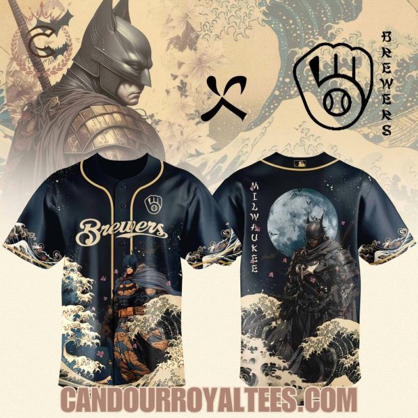 Milwaukee Brewers x Batman Night Limited Edition Jersey 2025