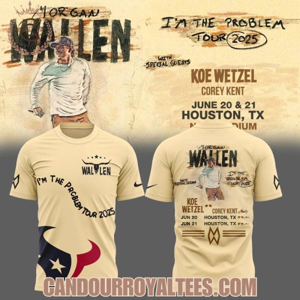 Morgan Wallen x Houston Texans 2025 Tshirt, Hoodie
