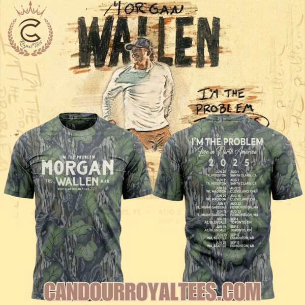Morgan Wallen x Houston Texans Tour 2025 Camo Hoodie, Tshirt, Cap